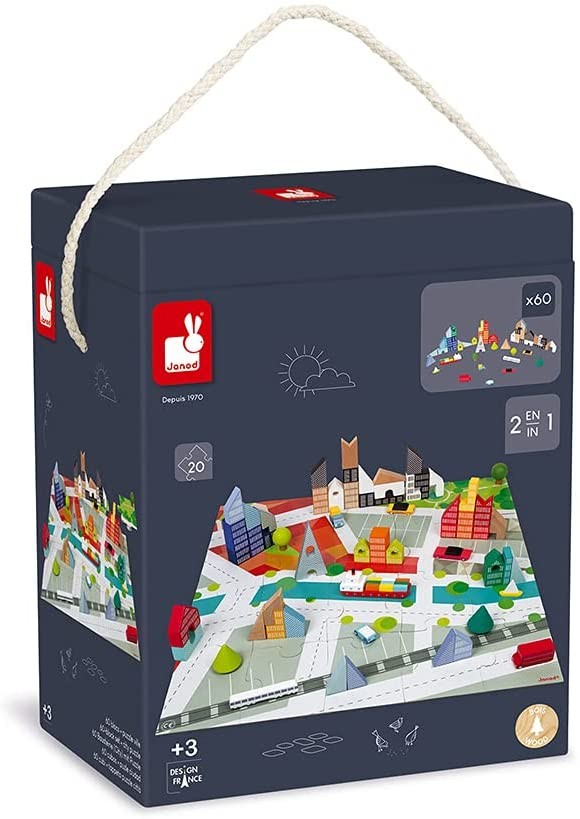 KUBIX SET 60 CUBOS PUZLE - Janod