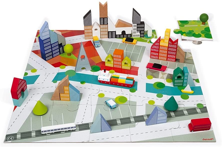 KUBIX SET 60 CUBOS PUZLE - Janod