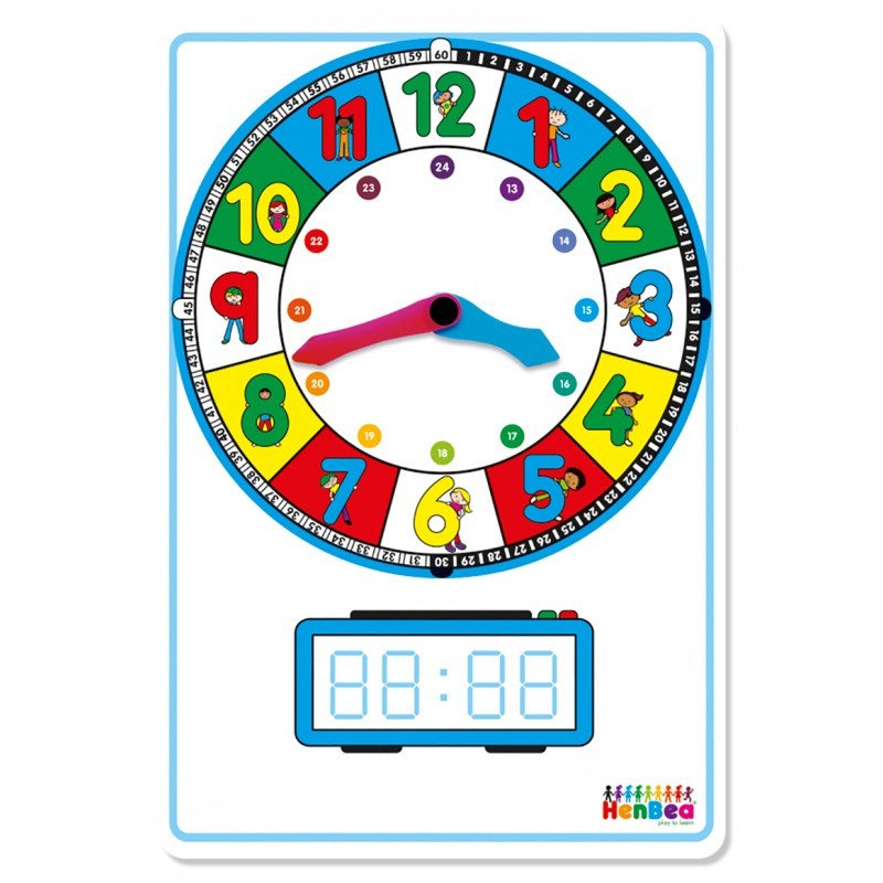 RELOJ MANUAL APRENDIZAJE - Henbea