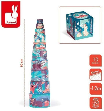 PIRAMIDE REDONDA LOS ANIMALES - Janod