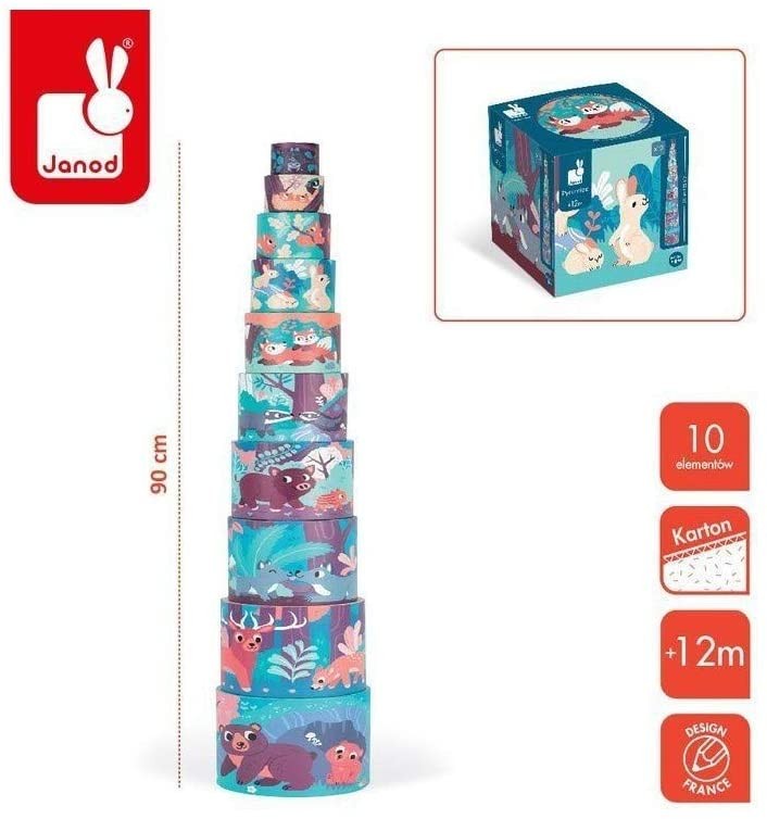 PIRAMIDE REDONDA LOS ANIMALES - Janod