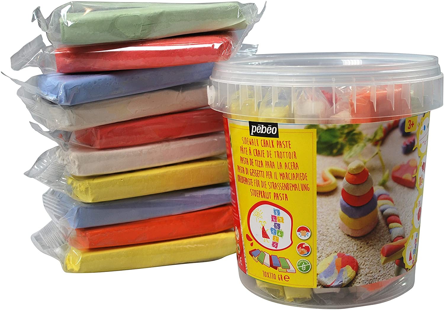 CUBOS PARA COLOREAR, CREA TUS PROPIAS TIZAS - PEBEO