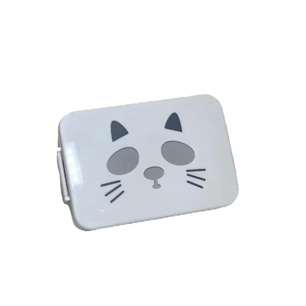 FIAMBRERA BENTO CAT GRIS - Yuko.B