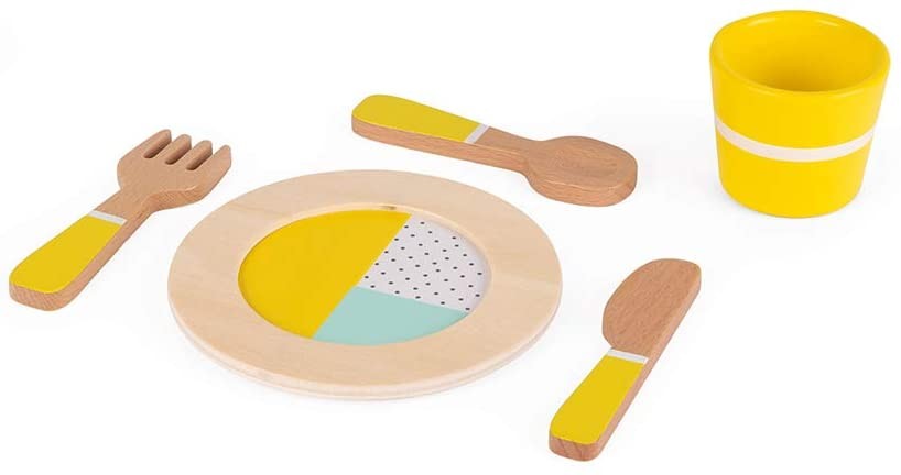 VAJILLA DE MADERA 20 PIEZAS - Janod