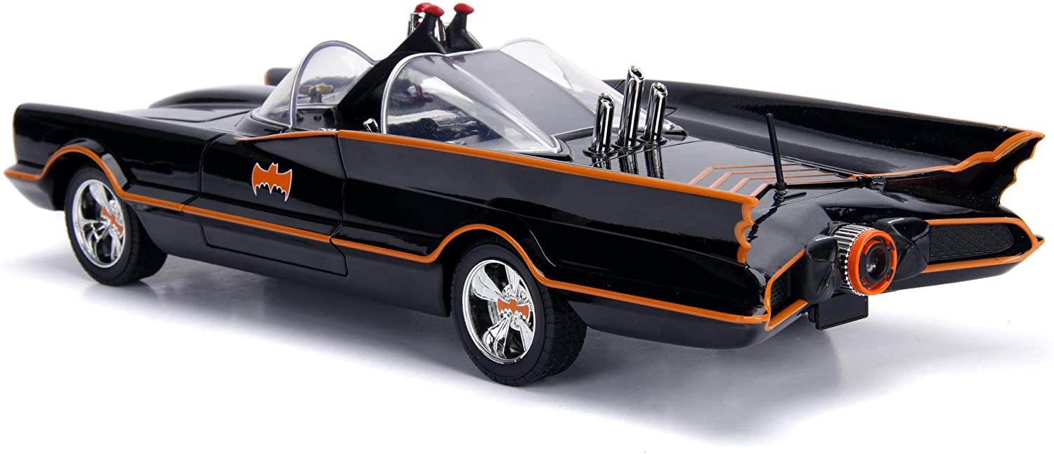 The batman - Batmóvil coche de metal escala 1:18 + 2 figuras - Jada
