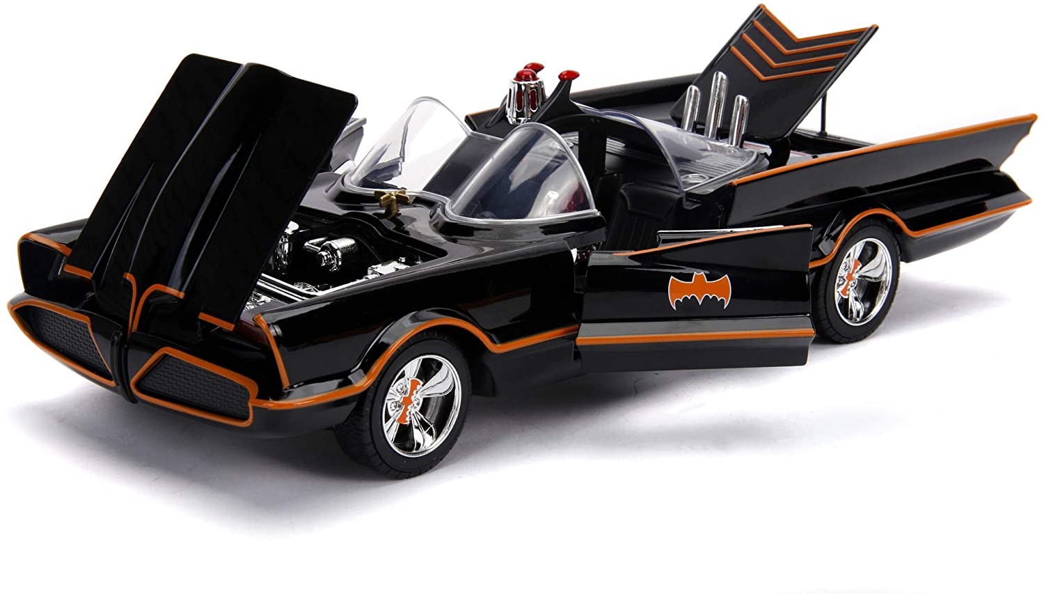 The batman - Batmóvil coche de metal escala 1:18 + 2 figuras - Jada