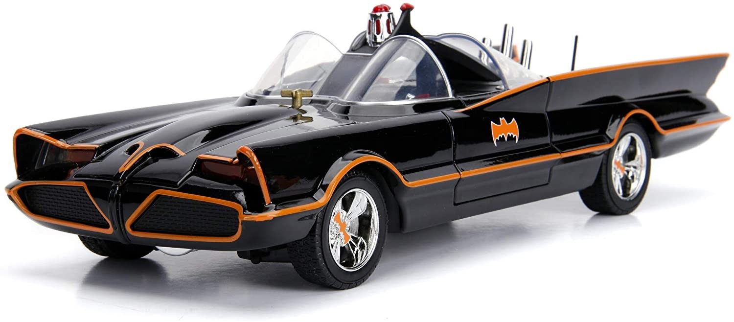 The batman - Batmóvil coche de metal escala 1:18 + 2 figuras - Jada