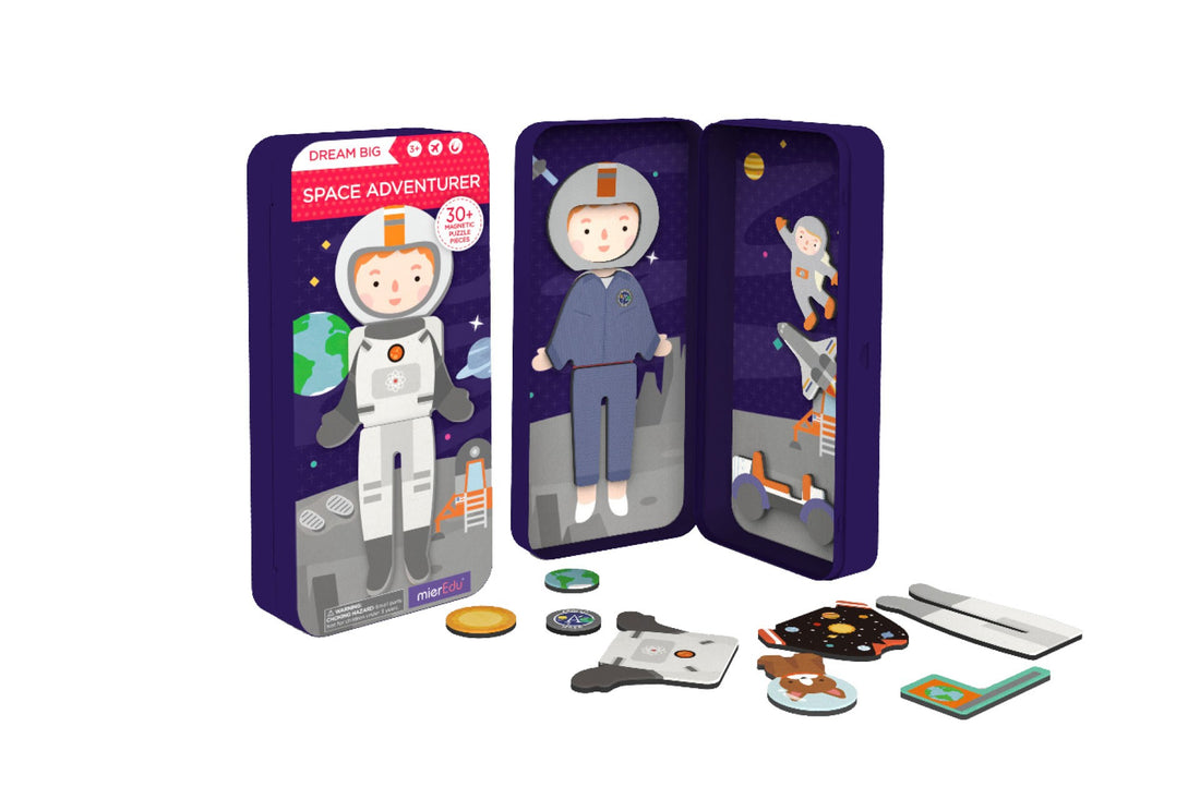 Caja de rompecabezas magnética Aventurero Espacial - Mieredu