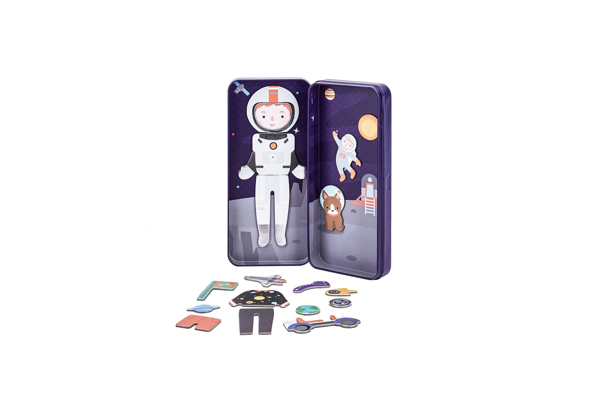 Caja de rompecabezas magnética Aventurero Espacial - Mieredu