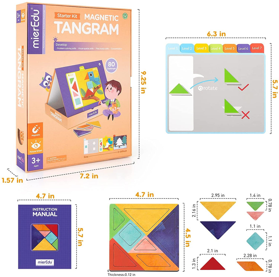 Tangram magnético formas geométricas - MierEdu ME330A