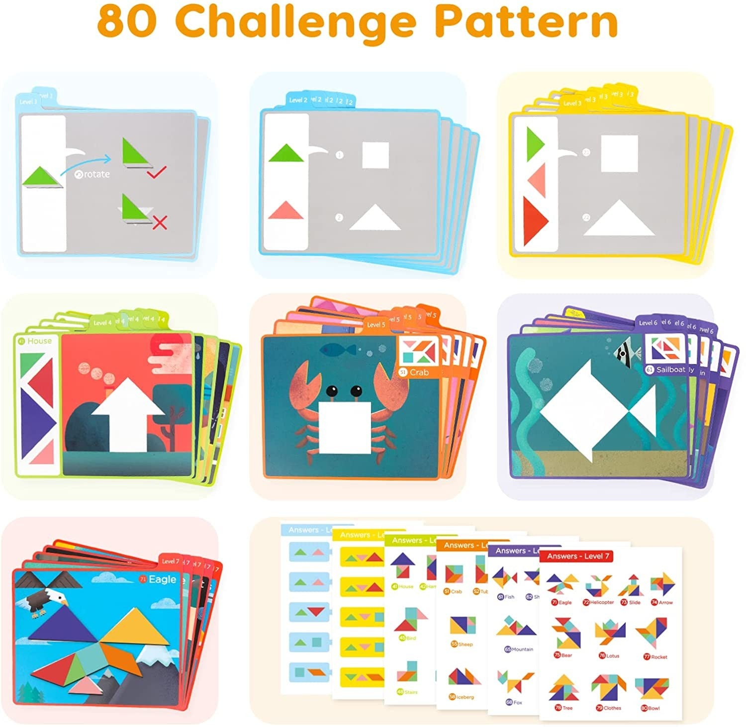 Tangram magnético formas geométricas - MierEdu ME330A