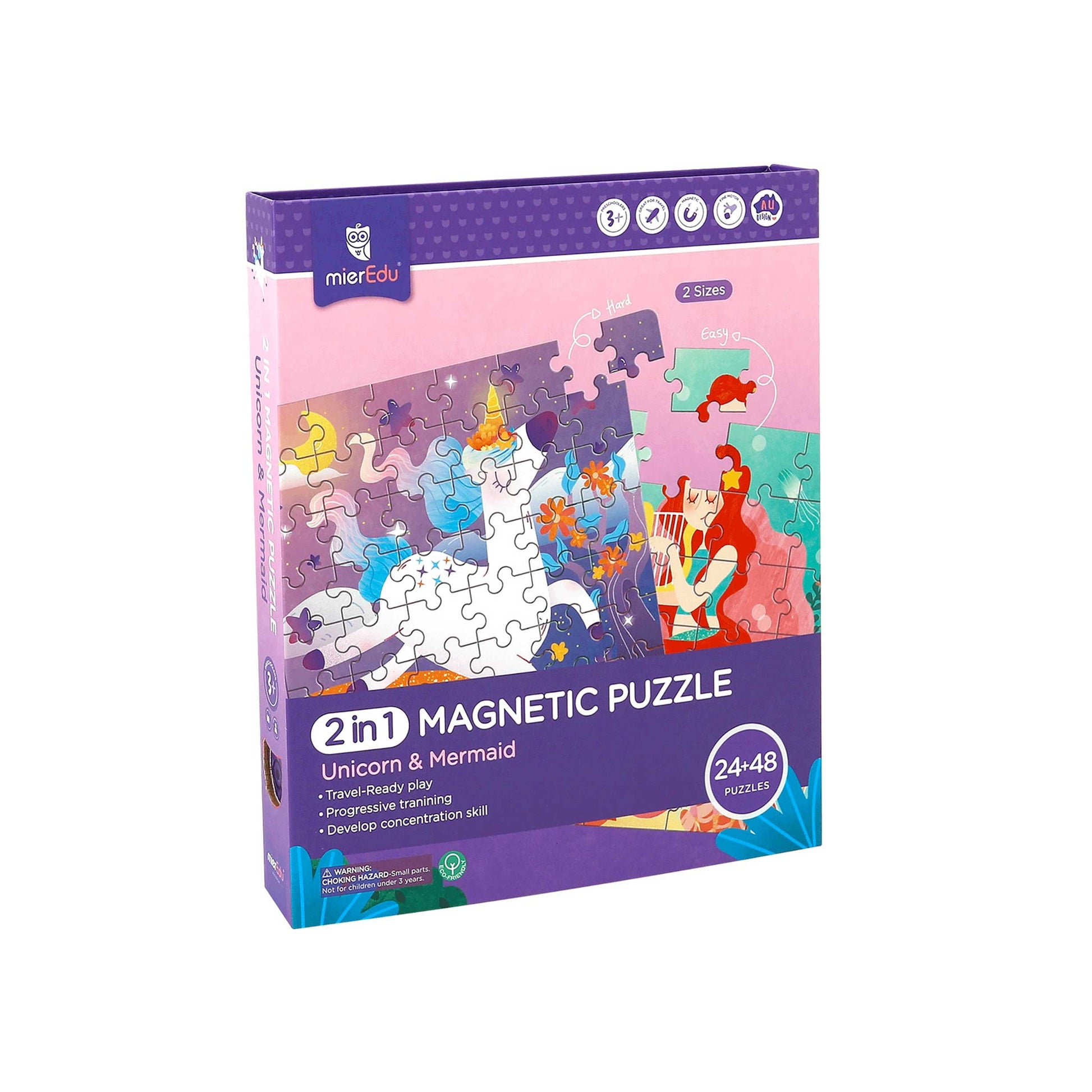 PUZZLE MAGNETICO UNICRON & MERMAID - Mieredu ME182