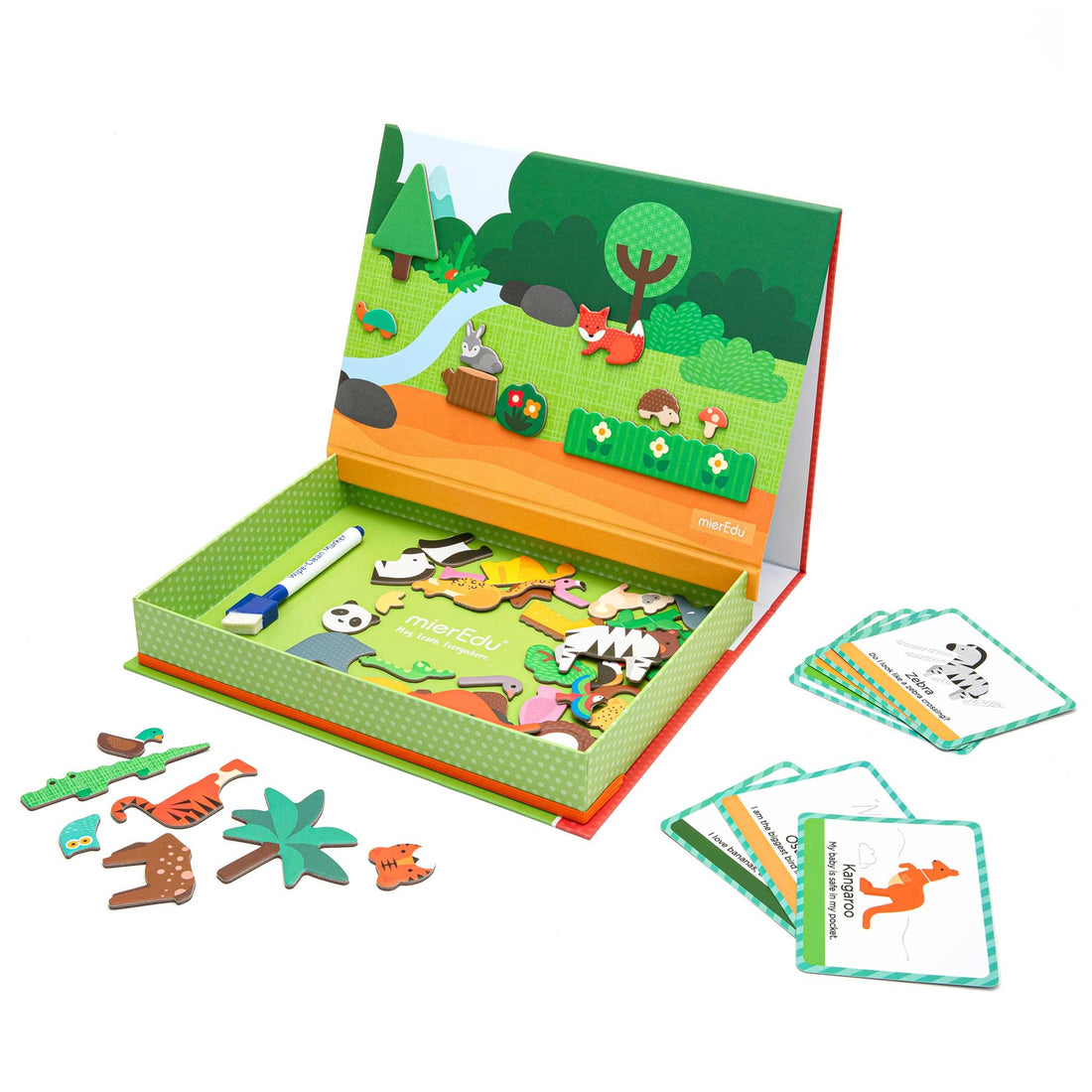 ESTUCHE DE ARTE MAGNÉTICO MUNDO ANIMAL - Mieredu ME153