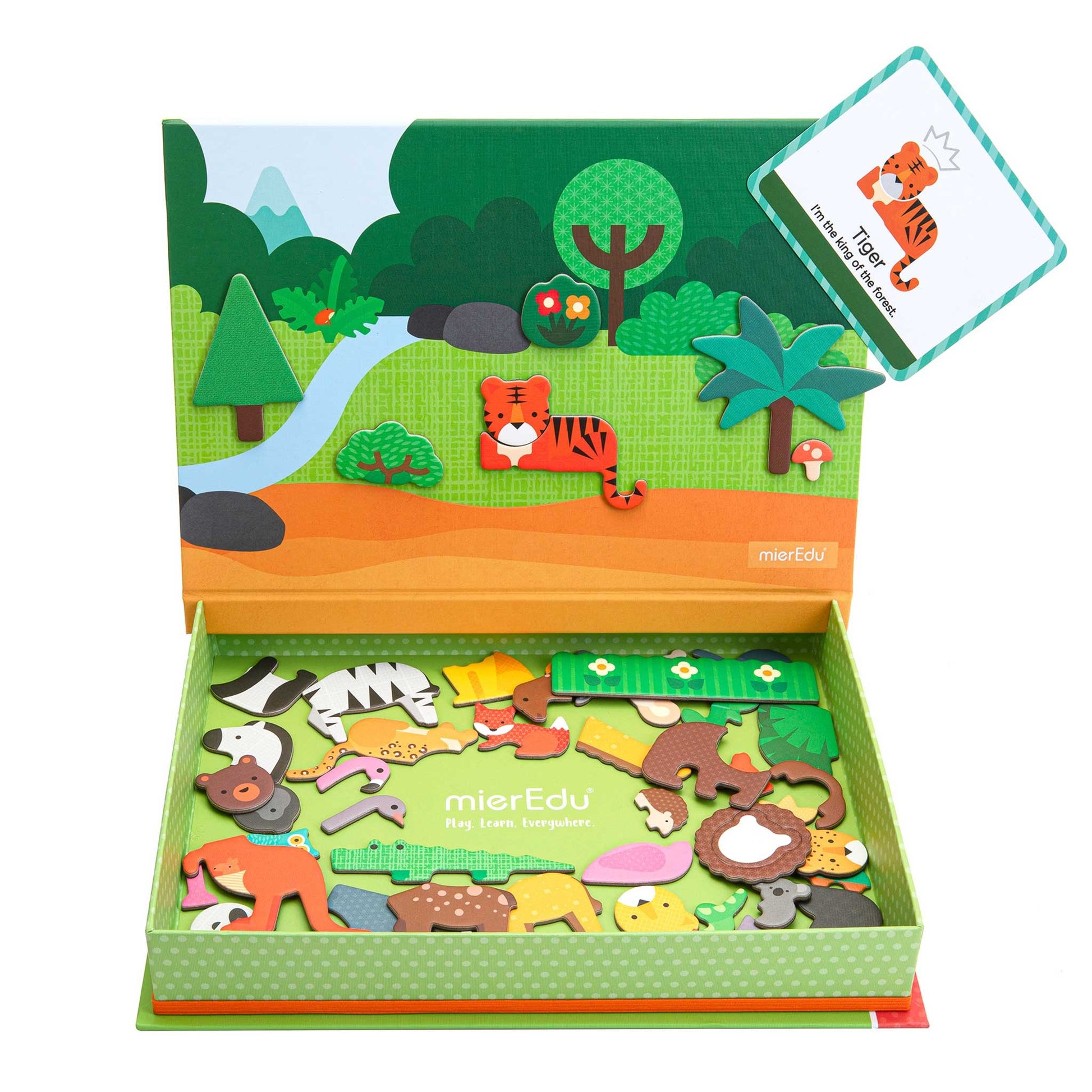 ESTUCHE DE ARTE MAGNÉTICO MUNDO ANIMAL - Mieredu ME153