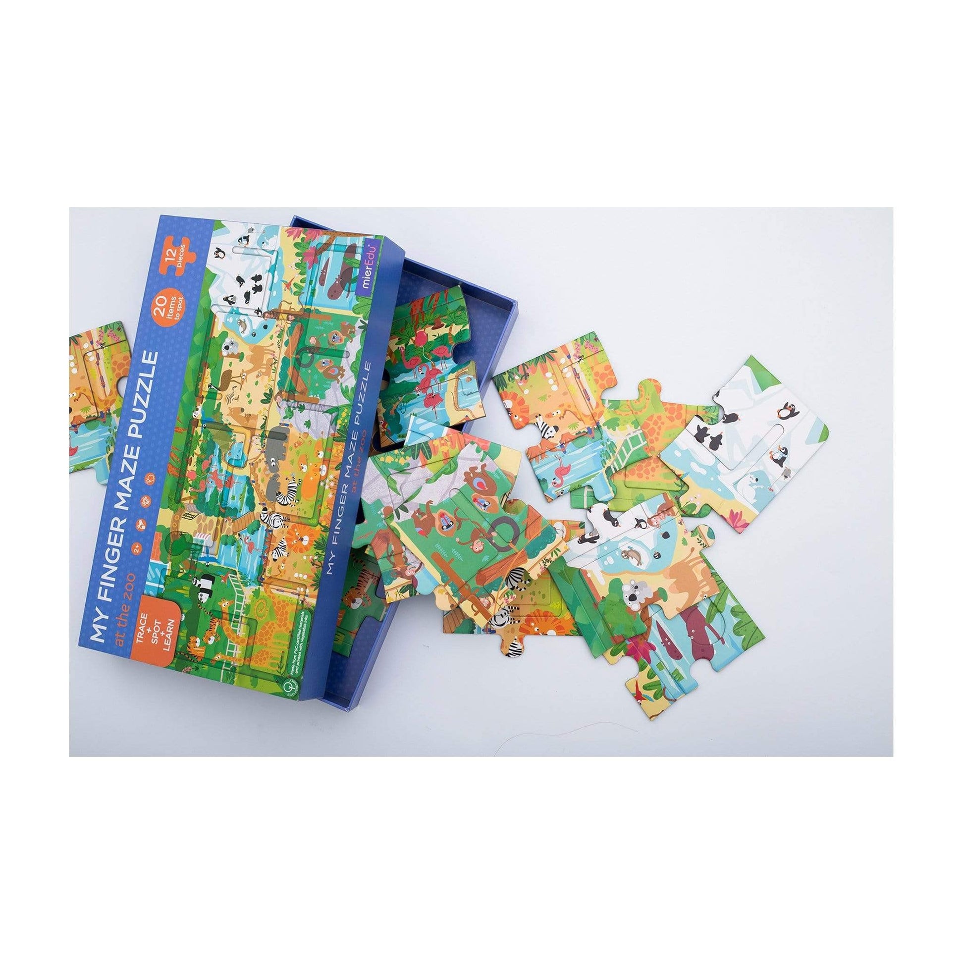MY FINGER MAZE PUZZLE AT THE ZOO - Mieredu ME066