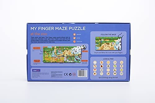 MY FINGER MAZE PUZZLE AT THE ZOO - Mieredu ME066