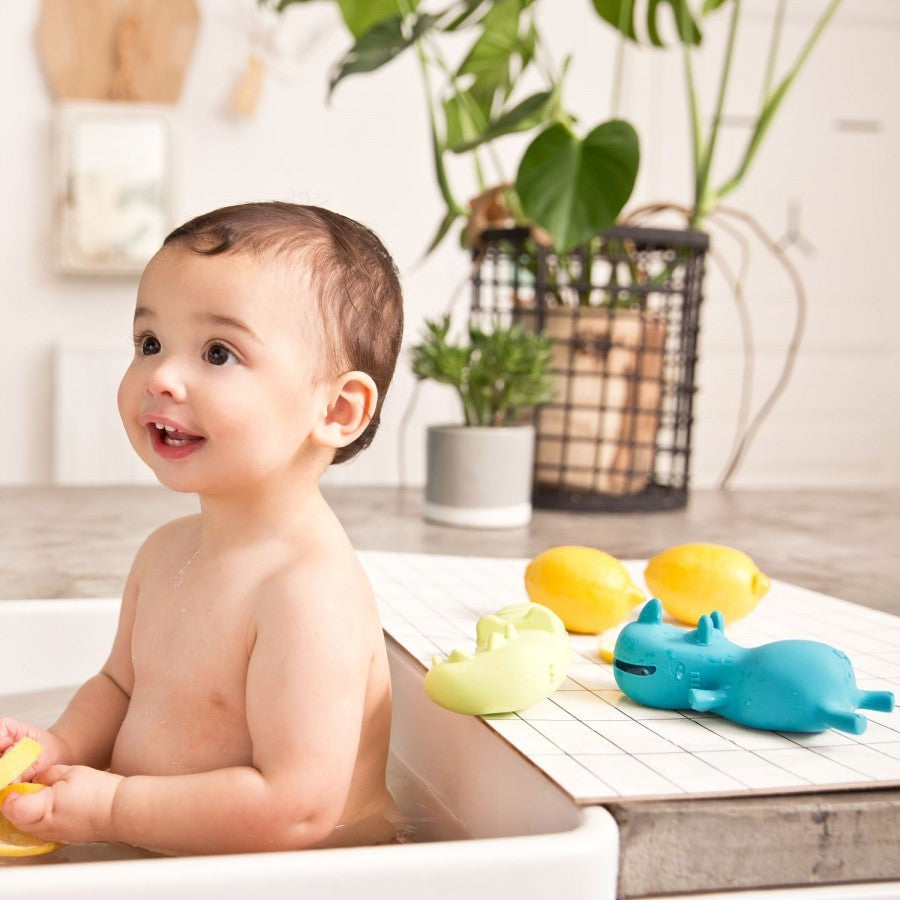 Juego de baño rinoceronte flotante - Lilliputiens LI83198