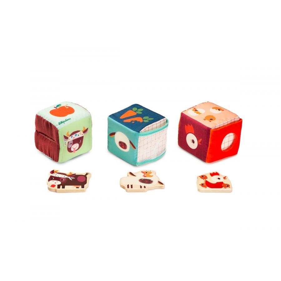 GRANJA JUEGO DE CUBOS PARA EL ESCONDITE - Lilliputiens LI83272