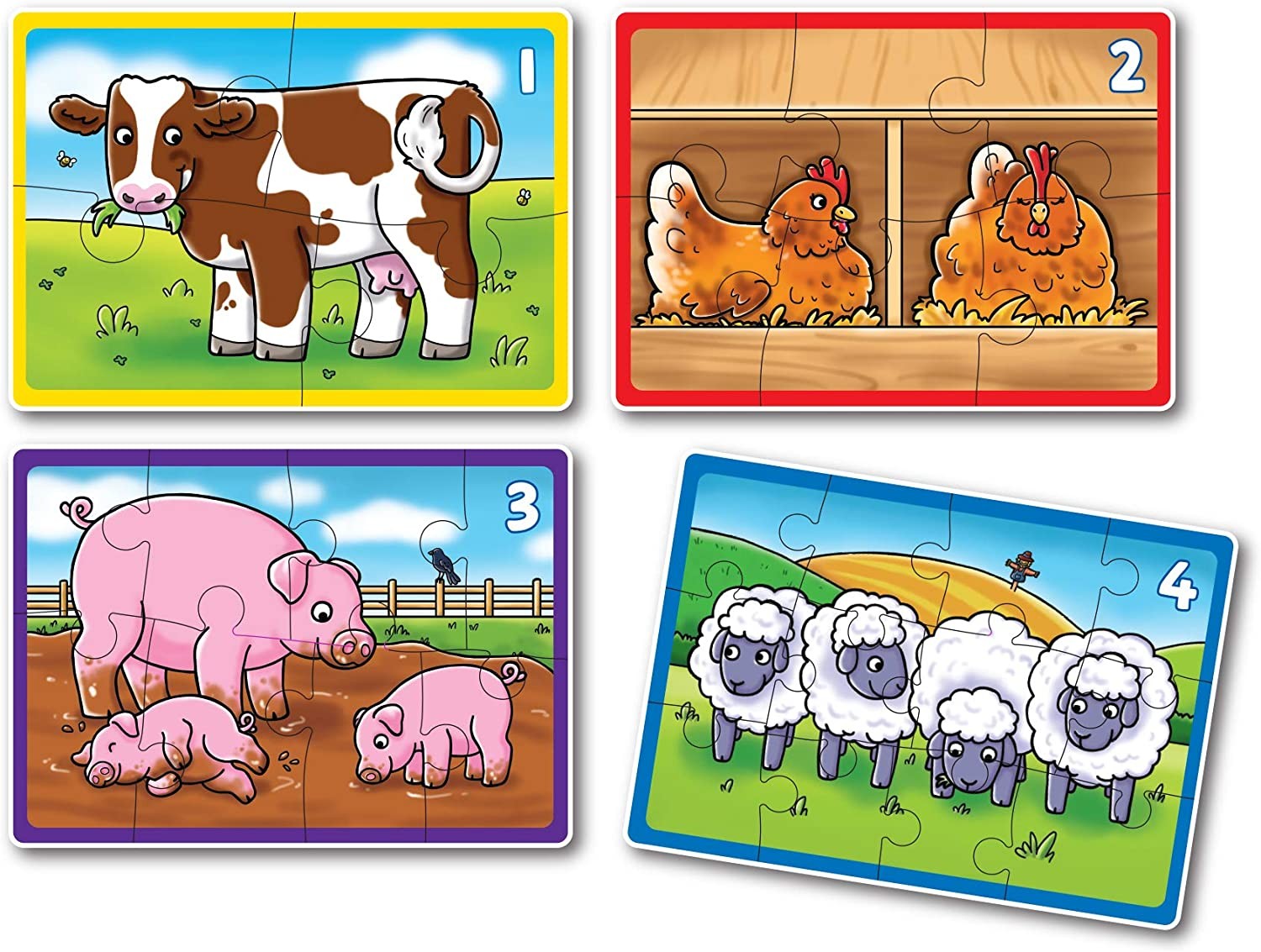 FARM 4 IN A BOX - Orchard toys