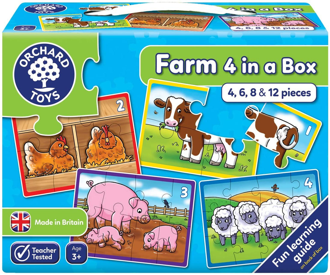 FARM 4 IN A BOX - Orchard toys