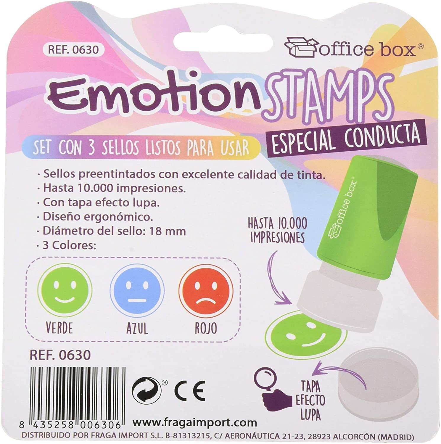 Pack 3 sellos de conducta - Fraga