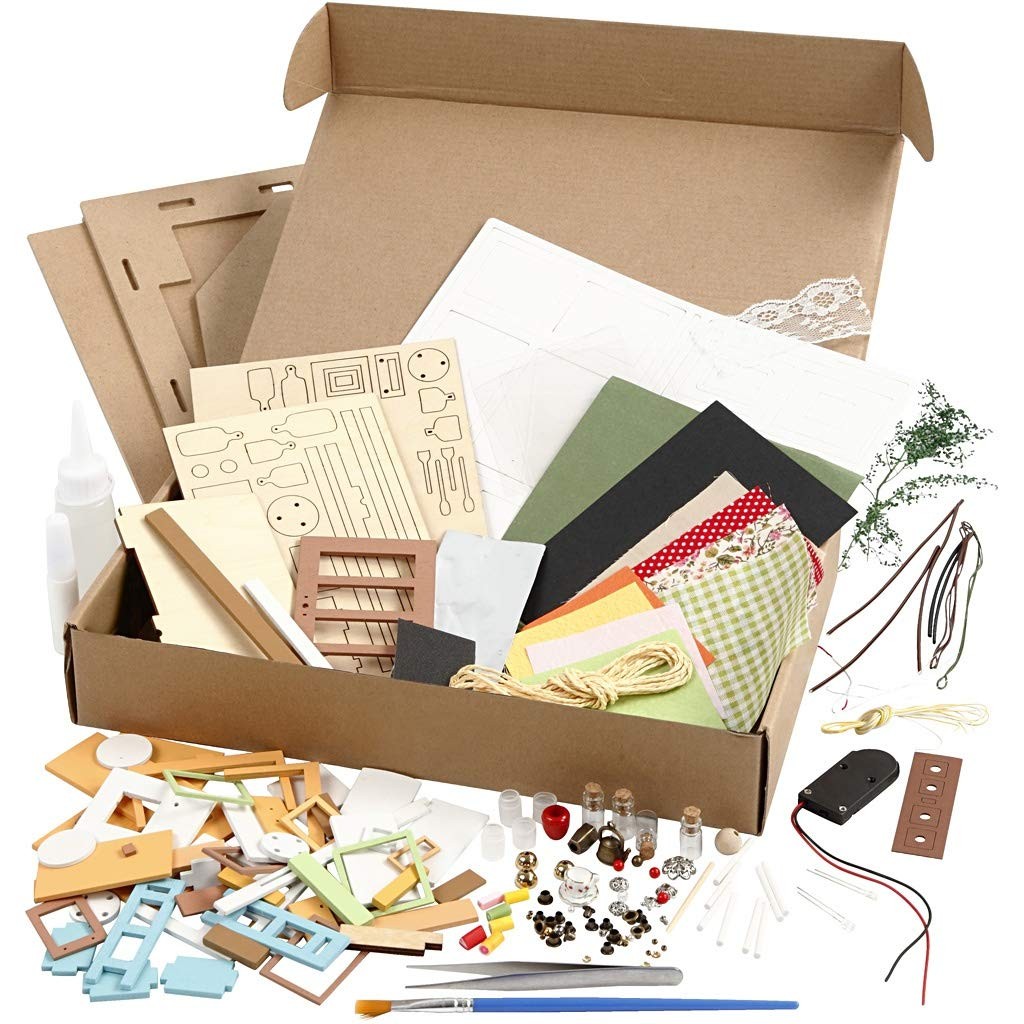 Juego de construccion en miniatura, cocina - Creativ