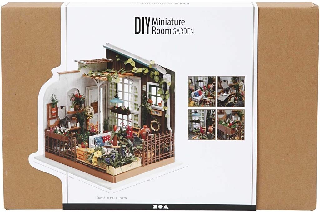 Juego de construcción en miniatura tu jardín - Creativ