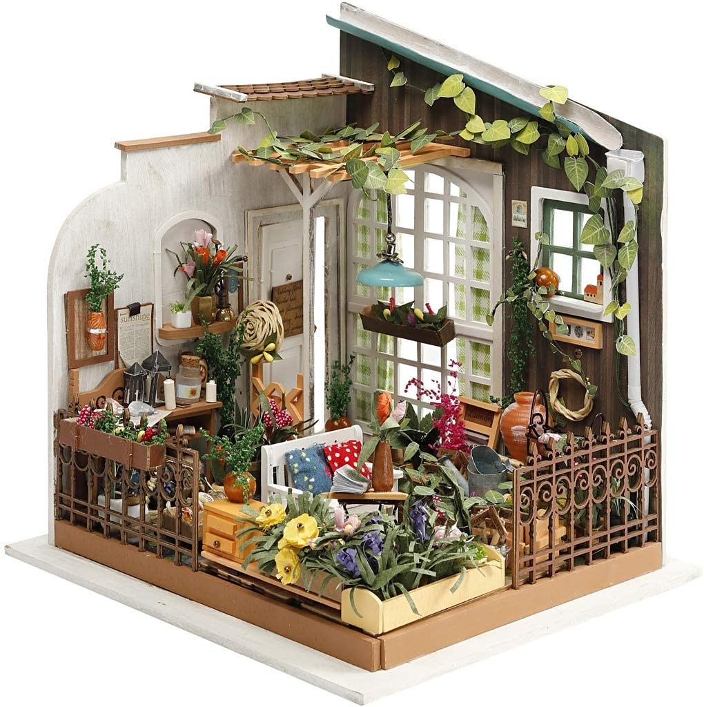 Juego de construcción en miniatura tu jardín - Creativ