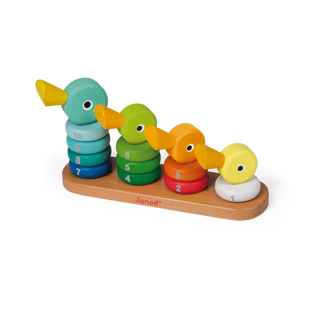 Juero para apilar patitos de madera - Janod J08212
