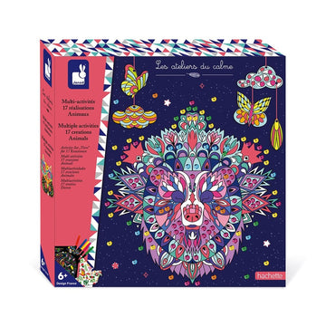 Kit creativo caja multiactividades 17 obras de animales Janod J07955