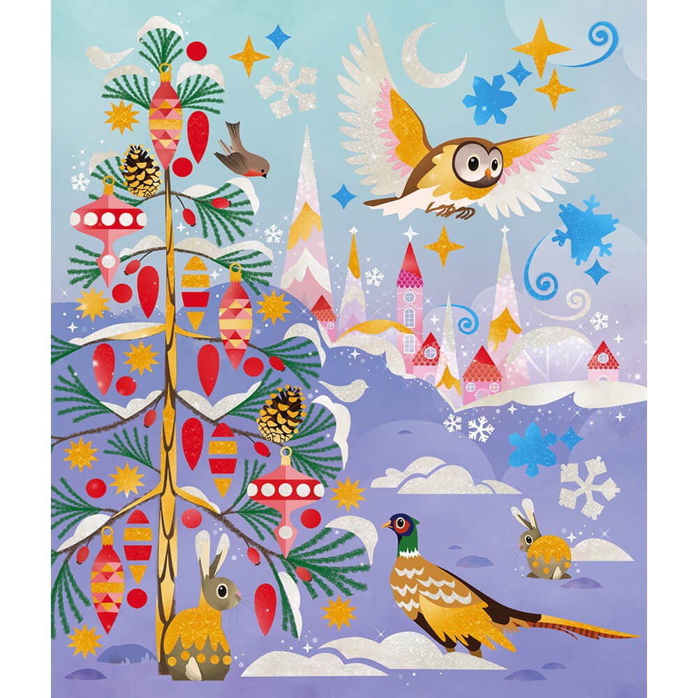 Kit creativo pintura nacarada con plantillas 4 estaciones Janod J07952