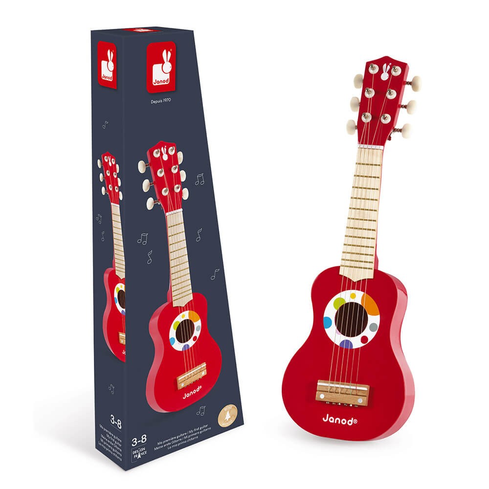 MI PRIMERA GUITARRA CONFETI DE MADERA - Janod J07628