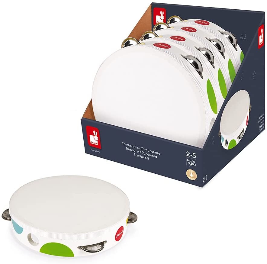 Pandereta infantil de madera - Janod J07601