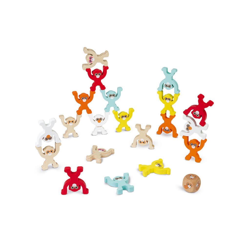 Juego de equilibrio monkey pyramid - Janod J02633