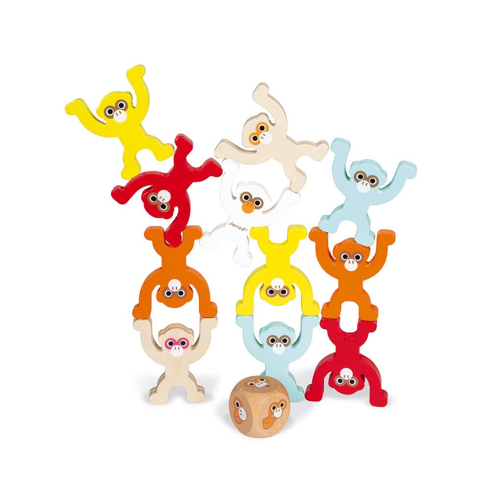 Juego de equilibrio monkey pyramid - Janod J02633