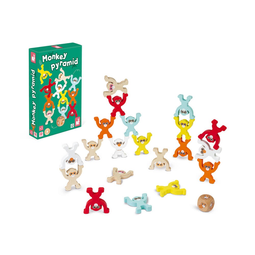 Juego de equilibrio monkey pyramid - Janod J02633