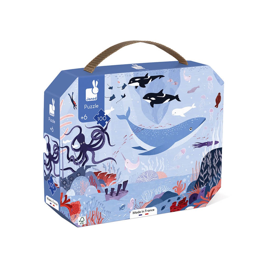 PUZZLE OCÉANO ÁRTICO 100 PIEZAS - Janod J02611