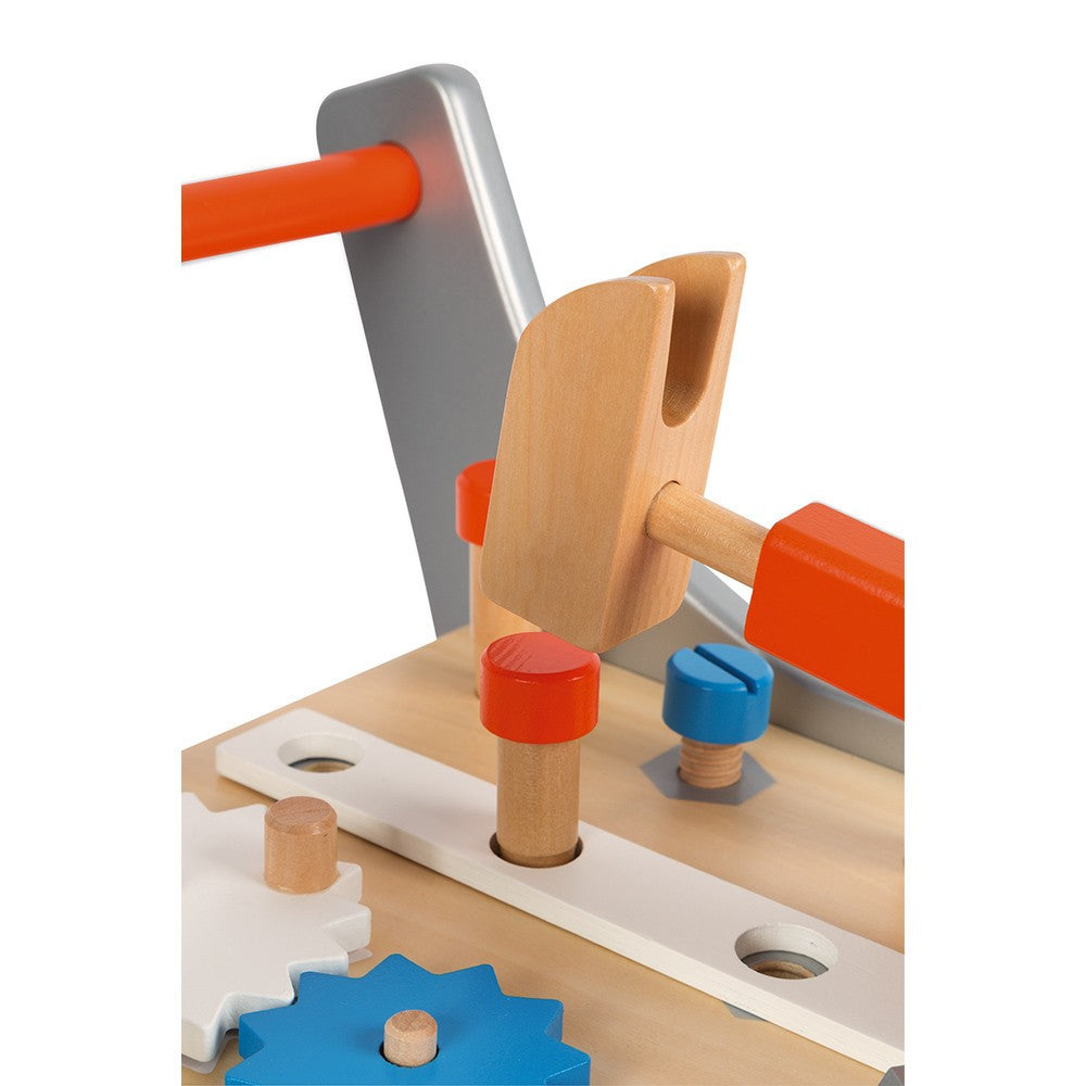 BRICO´KIDS CARRITO MAGNÉTICO DE BRICOLAJE MADERA - Janod J06478