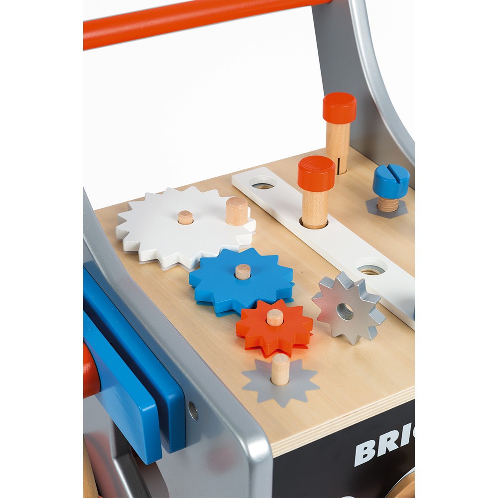 BRICO´KIDS CARRITO MAGNÉTICO DE BRICOLAJE MADERA - Janod J06478