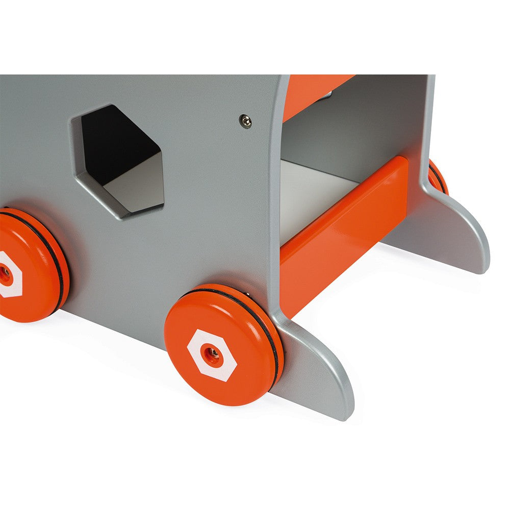 BRICO´KIDS CARRITO MAGNÉTICO DE BRICOLAJE MADERA - Janod J06478