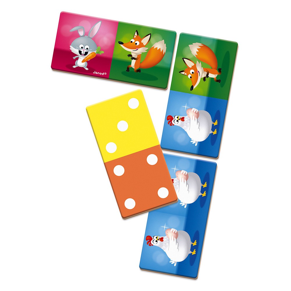 Juego infantil de domino rigolooo - Janod J02737