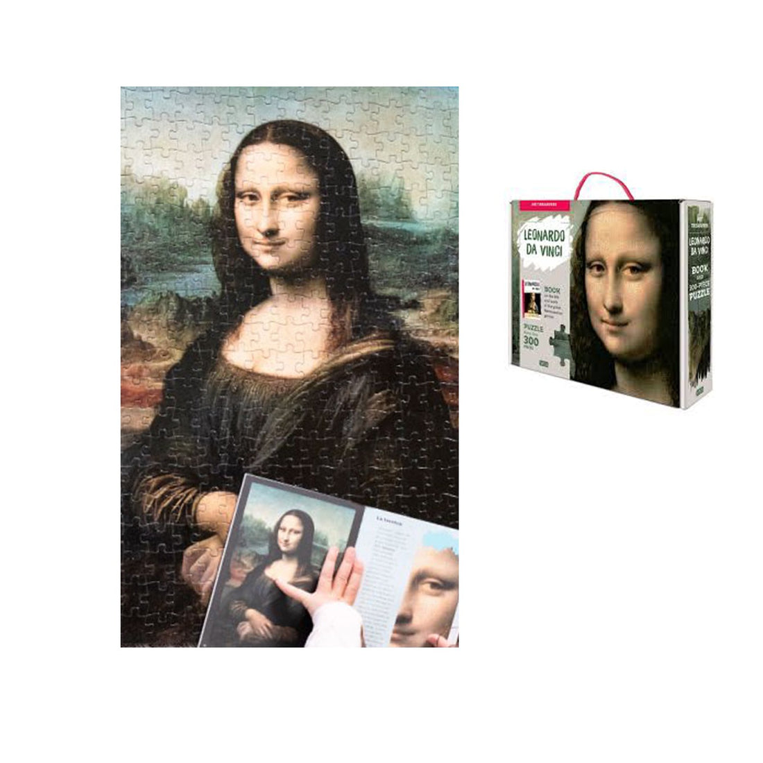 LEONARDO LA MONA LISA LIBRO Y PUZZLE 300 PIEZAS - Manolito