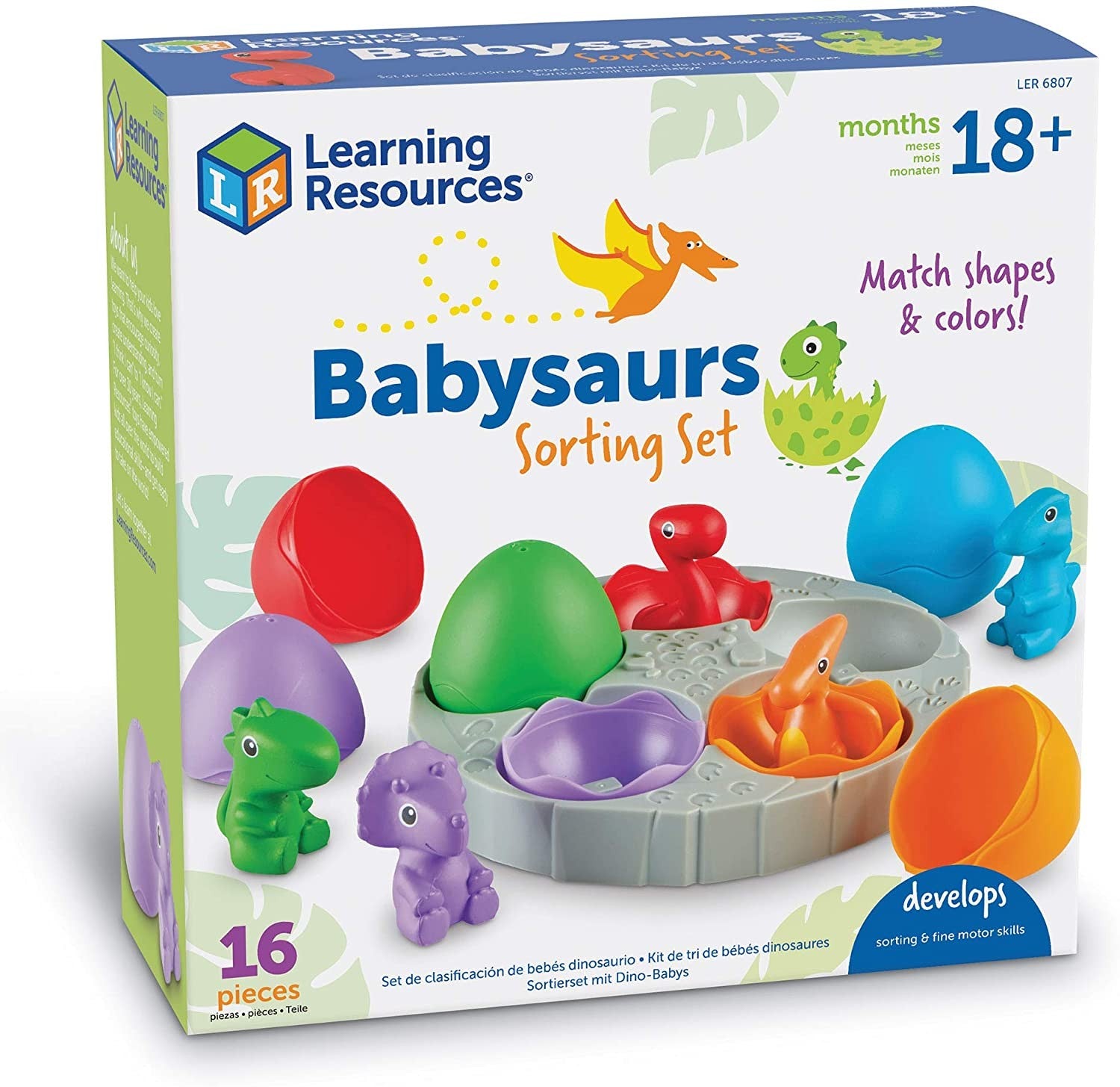 SET DE CLASIFICACIÓN DE BEBES DINOSAURIOS -Learning Resources F68078