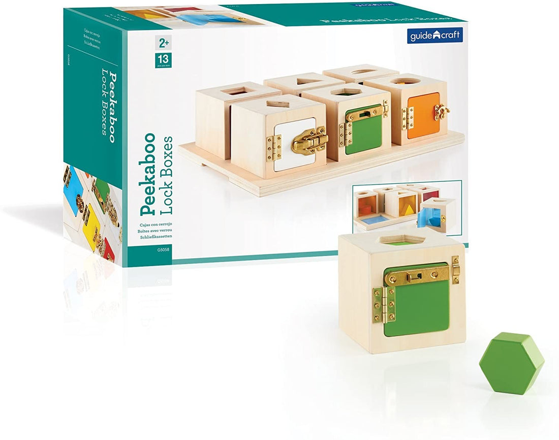 PEEKABOO CAJAS CERRADURAS Y FORMAS  - Guidecraft