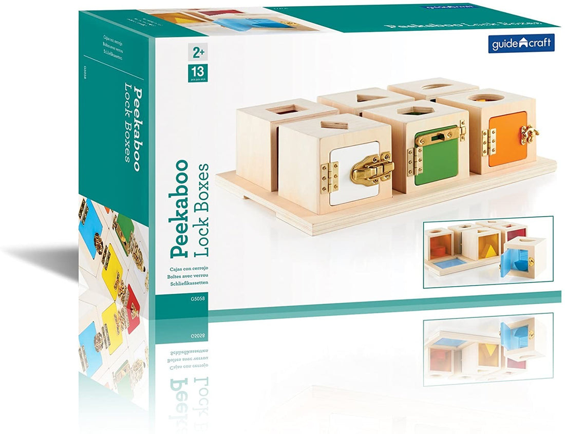 PEEKABOO CAJAS CERRADURAS Y FORMAS  - Guidecraft