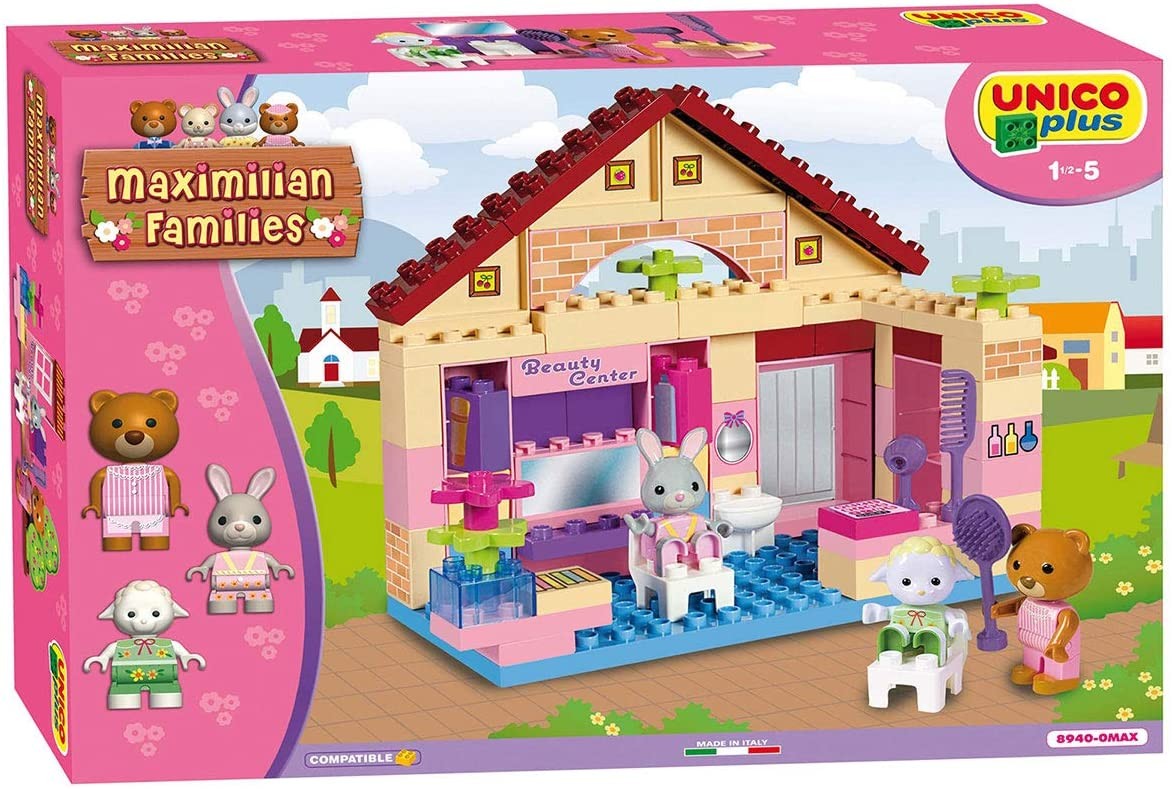 Juego de construcción centro de belleza Maximilian familias - Unicoplus 8940