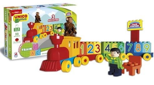 Juego de construcción tren infantil Pre School - Unicoplus 8630-0000