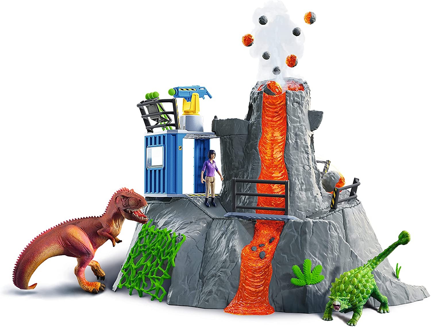 Juego gran expedición al volcán dinosaurios - Schleich 42564