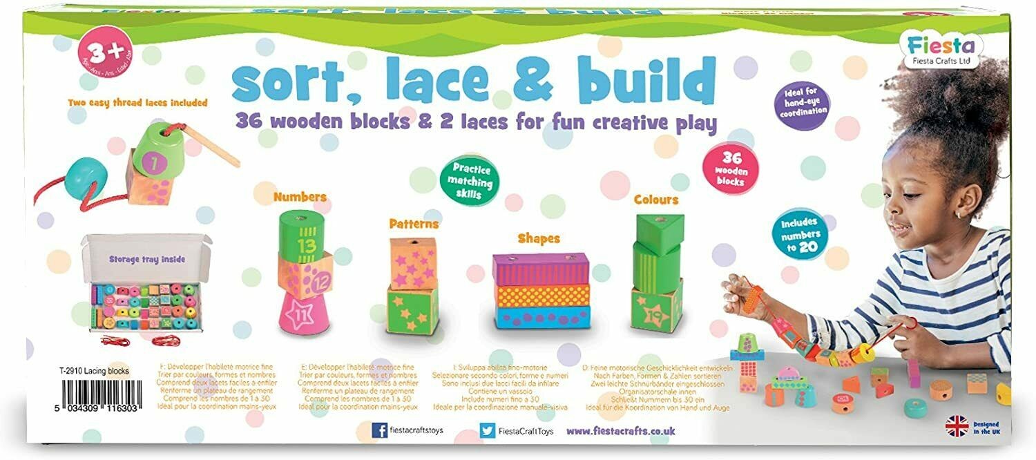 Juego de encajar, clasificar y construir - Fiesta Crafts