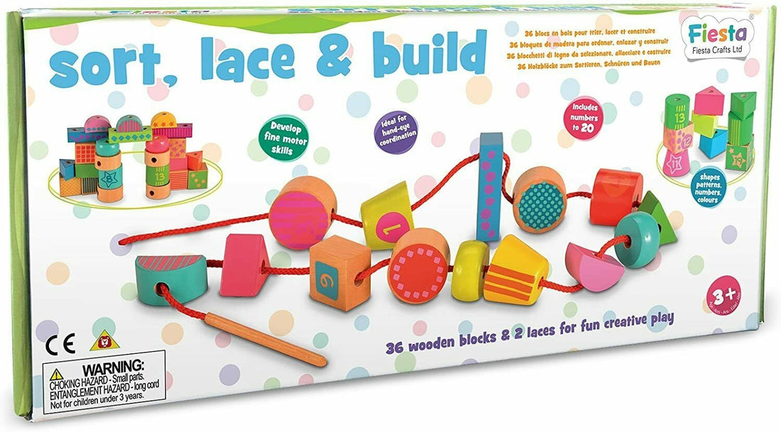 Juego de encajar, clasificar y construir - Fiesta Crafts
